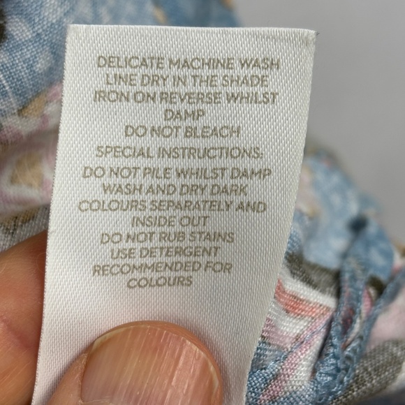 Boden Women LongSleeve Linen Shift Mini Dress Sz 6R Pineapples Beachy Breathable - Picture 7 of 11